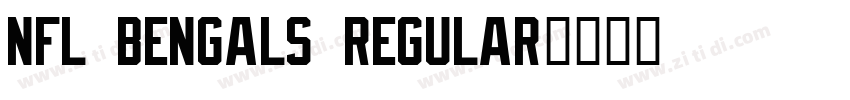 NFL Bengals Regular字体转换